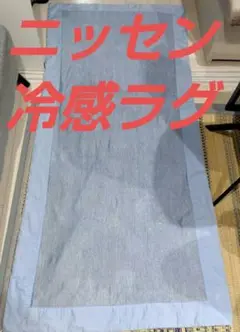 ニッセン 冷感ラグ ブルー