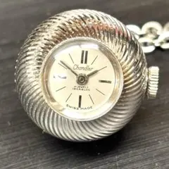 稼働品】Chandler チャンドラー ペンダントウォッチ スイス製 17石 