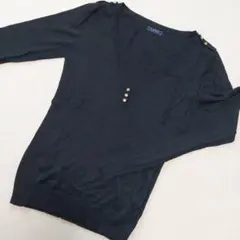 【新品】黒色薄手ニット