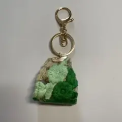 インド刺繍リボンキーホルダーバックチャーム
