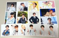 SnowMan 公式写真＆ましかくフォト15枚セット 深澤ラウール渡辺阿部宮舘