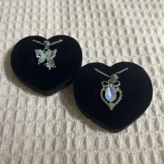 ミルキーネックレス リボンドロップ バタフライ