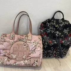 Tory Burch 花柄刺繍 トートバッグ 、リュック