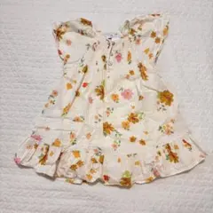 ZARA キッズ 花柄 ワンピース 98のサムネイル
