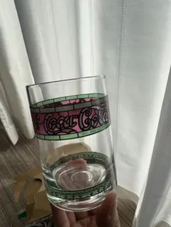 Coca-Cola 6個セット　ステンド調　アンティーク Coca-Cola コカ・コーラグラス 6個セット アンティーク ステンド調
