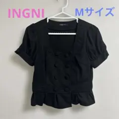 INGNI 半袖 ジャケット ブラック Mサイズのサムネイル