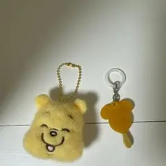 くまのプーさん＆ミッキーマウス ストラップセット