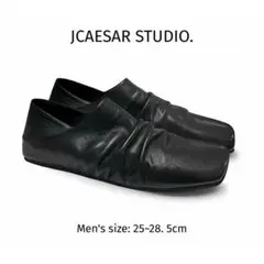 JCAESAR Studio | Leather Mule Shoe Black - メルカリ