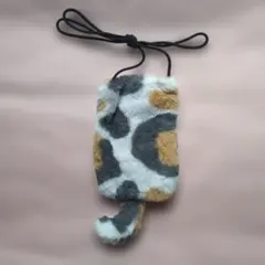 アニマルプリント スマホショルダーバッグ