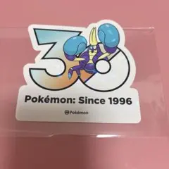韓国限定 ポケモン メガフェスタ 30周年ランダムステッカー ヤケンカニ