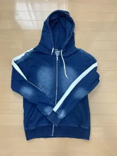 デニム風パーカー