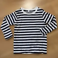 ストライプ 長袖カットソー 110