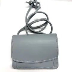 ミニ ショルダーバッグ グレー