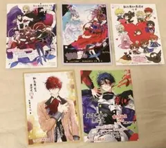 ★出品明日まで★　転生悪女の黒歴史　ポストカード　5種　冬夏アキハル