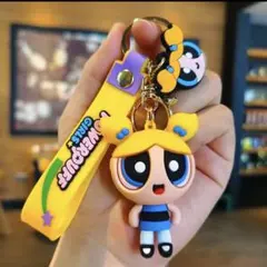 パワーパフガールズ キーホルダー　バブルス　新品未使用