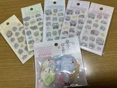 ちいかわBabyミニミニぷっくりシール全5種＋おしりもっちりフレークシール