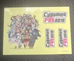 ◼︎Cygames Fes 2018 非売品ステッカー AG-600②