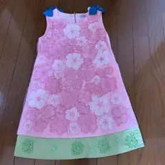 Mi Mi Sol フラワー柄ワンピース　XS（５歳）のサムネイル