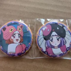 アイカツ！缶バッジ 氷上スミレ 大空あかり イオン限定 ハロウィン