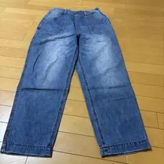 デニムパンツ Lサイズ ストレートレッグ　夏用