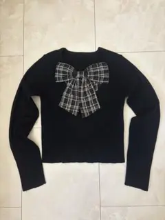 GRL リボン付きトップス (フリーサイズ)