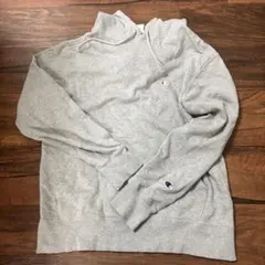 Champion グレー フード付きパーカー Lサイズ