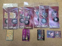 【匿名配送】我々だ! レコード風キーホルダー ステッカー 19点セット