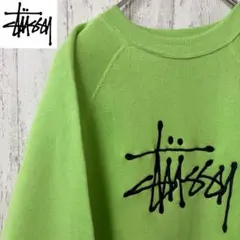 【激レア】STUSSY ステューシー　スウェット　トレーナー　完売モデル　刺繍