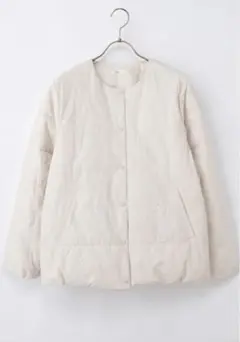 Honeys ダウンジャケット ボタン式 キルティング