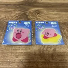 星のカービィ　蓄光アクリルステッカー　カービィ