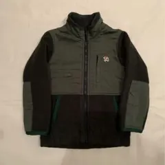 アーノルドパーマー　ジッパー付き暖かいフリースジャンパー　冬カーキ色　クリスマス