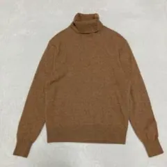 【美品】UNIQLO カシミヤ100% タートルネックセーター　M