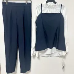 【新品・未使用】purelast Lサイズ セットアップ　3点セットレイヤード風