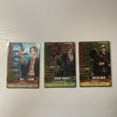 ワンピースベリーマッチカードSTRONG WORLD3枚ルフィエースシャンクス ワンピースベリーマッチカードSTRONG WORLD3枚ルフィエースシャンクス