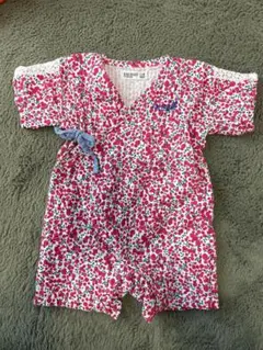 【値下げしました】RAG MART 花柄甚平 70サイズ