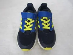 アディダス ファイトキッズ　紺/青/黄　18㎝　ok2111A