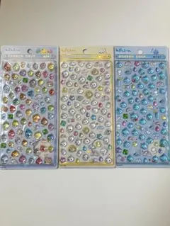 【正規品】ボンボンドロップシール　しずくちゃんミニ　3枚セット