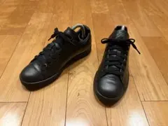 極美品 人気 アディダス adidasスタンスミス オールブラック 24.5cm