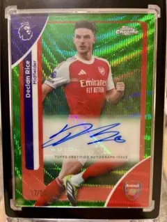 ☆希少☆限定5枚 Declan Rice Green Auto 直筆サイン完璧 - メルカリ