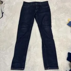 UNIQLO スリムフィットデニムパンツ ダークブルー