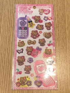 【即日発送】 平成はっぴーフォン　日焼けキティ　ギャルキティ　シール　サンリオ