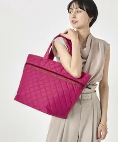 新品タグ付　レスポートサック　神崎恵　キルティングトート　ラージ