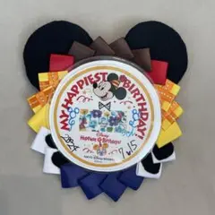 【72】ウディハンドメイドバースデーシールロゼットディズニー