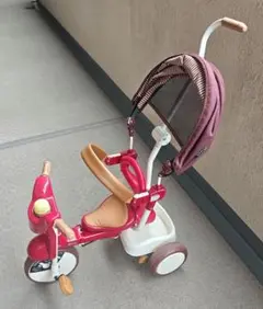 引き取り限定　iimo 三輪車 折りたたみ式 レッド