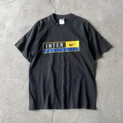 90s OLD NIKE INTER Tシャツ ブラック 白タグ