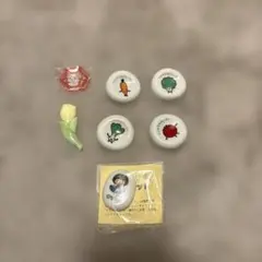 陶器製箸置き 6個セット 野菜キャラクター