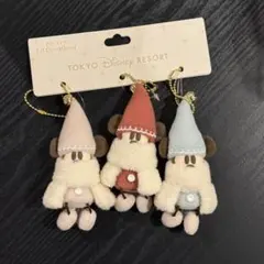 ディズニークリスマス 2025リルリンリン ぬいぐるみチャーム 3個セット