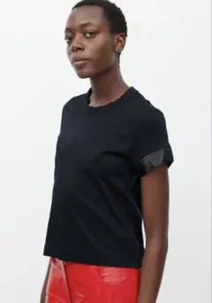 noir Kei ninomiya 異素材　プリーツ ドッキング Tシャツのサムネイル