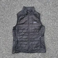 ご*り様 patagonia ナノパフベスト ブラック キルティング ベスト X