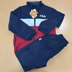 新品FILA 上下セット　ジャージ ネイビー/レッド サイズ130